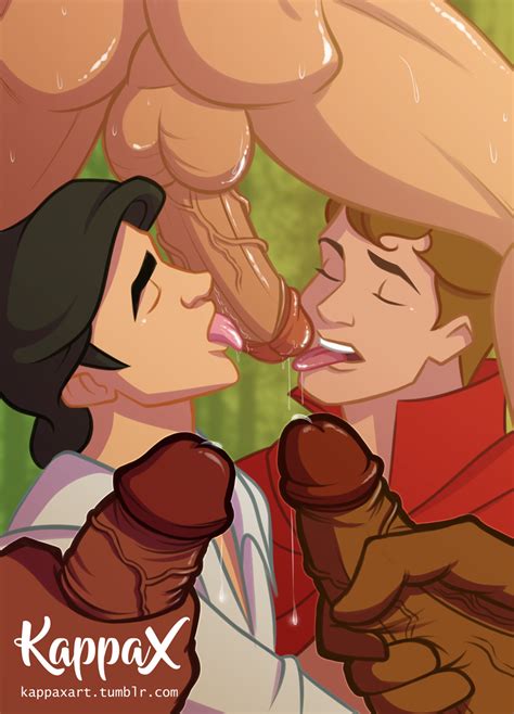 Xbooru Aladdin Aladdin Series Crossover Disney Fellatio Flynn Rider