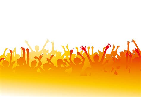 Crowd Png Isolated Clipart Png Mart