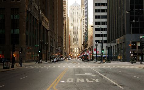 Chicago Street Image City Streets Street Background