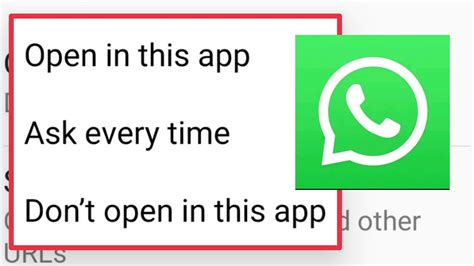 Whatsapp Dont Open Links Problem Open By Default Settings And Check