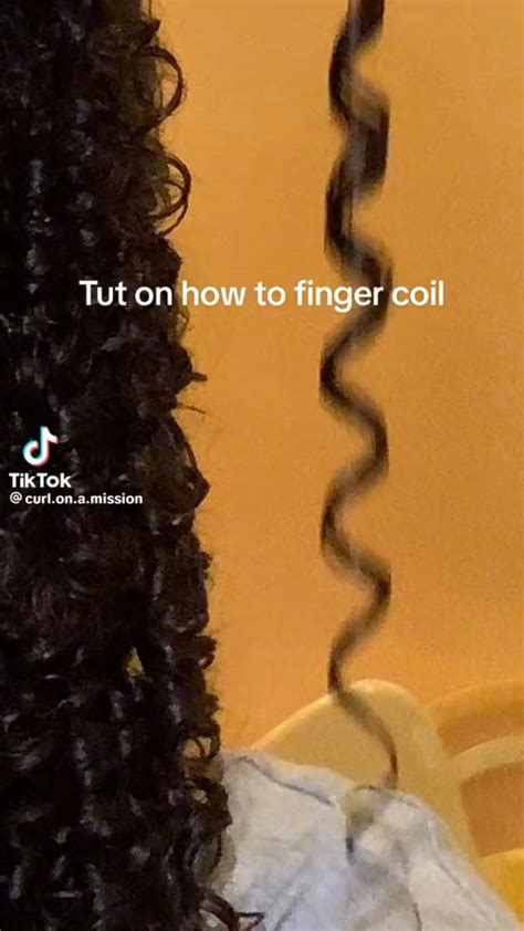 Finger Coil Tut Mixed Curly Hair Curly Hair Care Routine Curly Hair