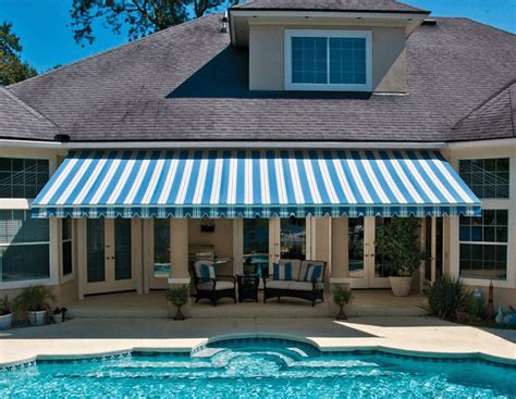 Dirt and rust stains from the awnings frame can also make the awnings look old and damaged. Haddon Township- Retractable, Canvas, & Permanent Awnings - Paul Construction & Awning