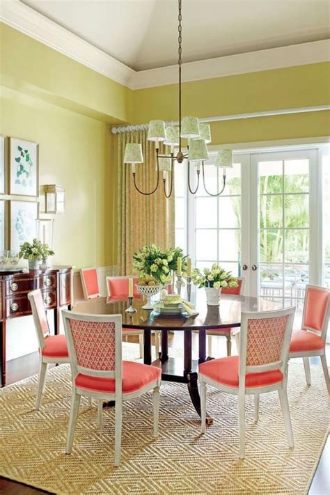 30stunning Bright Color Dining Room Design Ideas Stylish Dining Room