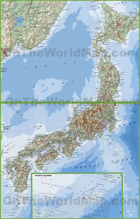 Large Map Of Japan Maps Of Japan Collection Of Maps Of Japan Asia