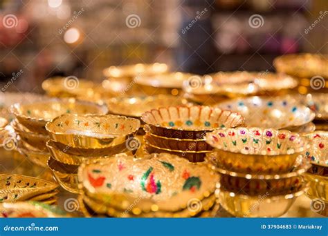 Goldish Ware Stock Image Image Of Ornate Morocco Golden 37904683