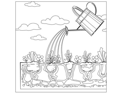 Some people thing that spring is the most wonderful time of the year. coloring.rocks! | Garden coloring pages, Coloring pages ...