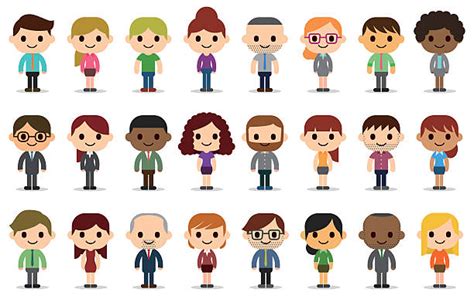 Royalty Free Characters Clip Art Vector Images And Illustrations Istock