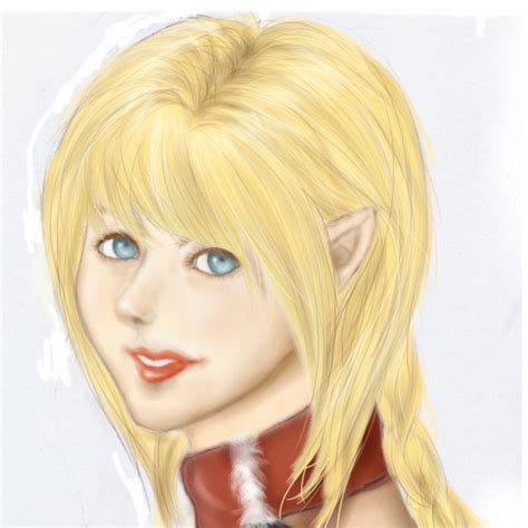 An Elf Girl By Scarletfox On Deviantart