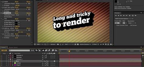 You can find it here after effects cs5 or higher just drag and drop the preset includes 11 energy. How to Render in Adobe After Effects CS4 or CS5 « After ...
