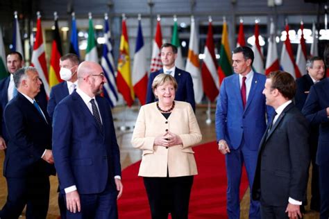Eu Landenes Ledere Siger Farvel Til Angela Merkel Efter 107 Topmøder
