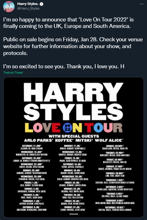 Harry Styles Abrió Nuevas Fechas En México Y Argentina Para “love On Tour” Infobae