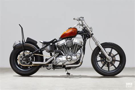 Lo Fi Perfection A Harley 883 Bobber From Canada Bike Exif