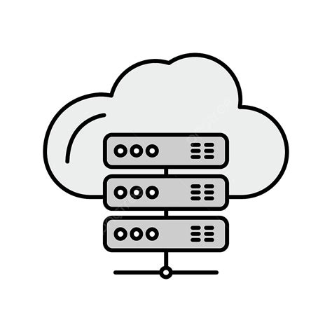 Vector Server Cloud Icon Cloud Icons Server Icons Data Icon Png And