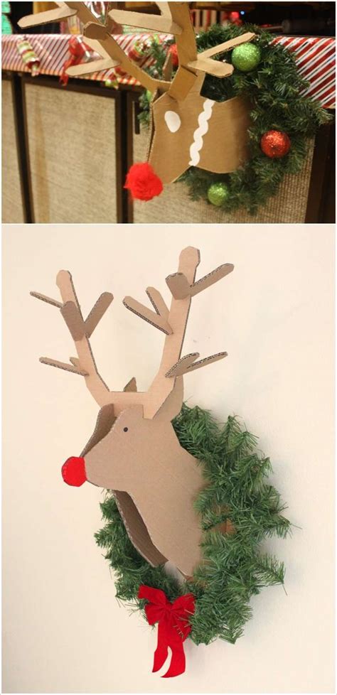 15 Awesome Cardboard Christmas Craft And Decoration Ideas