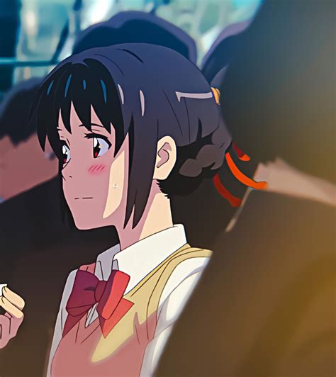 ౨ৎ﹕matching ₊ Anime Mitsuha And Taki Your Name Anime