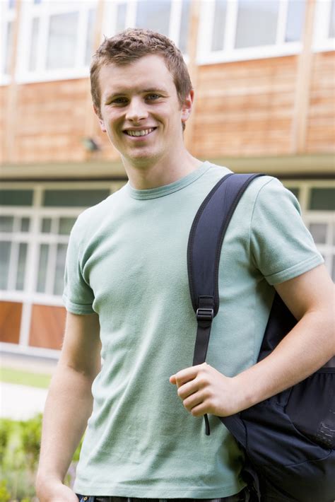 Male College Student On Campus Royalty Free Stock Image Storyblocks