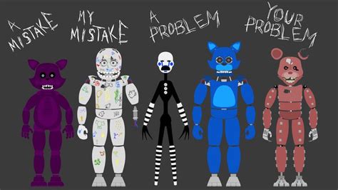 Fnac My Mistake Poster Bee Playing Cards Fnaf Drawings Five Night
