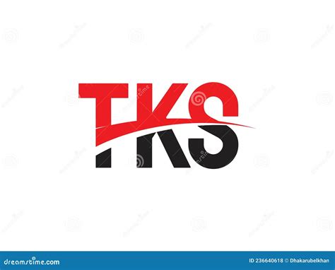 Tks Letter Initial Logo Design Vector Illustration Stock Vector