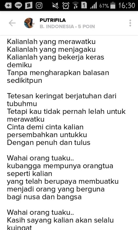 Puisi Singkat Cinta Kepada Orang Tua - Pantun Cinta