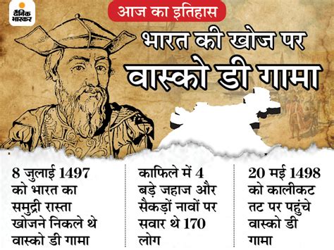 Aaj Ka Itihas Today History 8 July Vasco Da Gama Reached India In 1497 Bharat Mein Aaj Ka