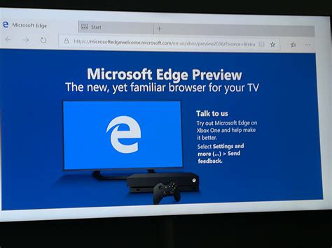 New Microsoft Edge For Xbox One Microsoft Offers A Cool Xbox