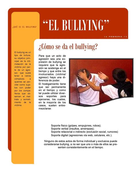 Calam O Bolet N Informativo Del Bullying 29280 Hot Sex Picture