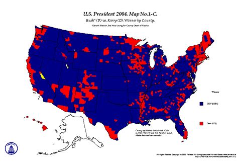 Polidata Andreg Election Maps President 2004