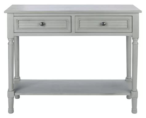 Safavieh Mila Console Table In Distressed Grey The Home Depot Canada