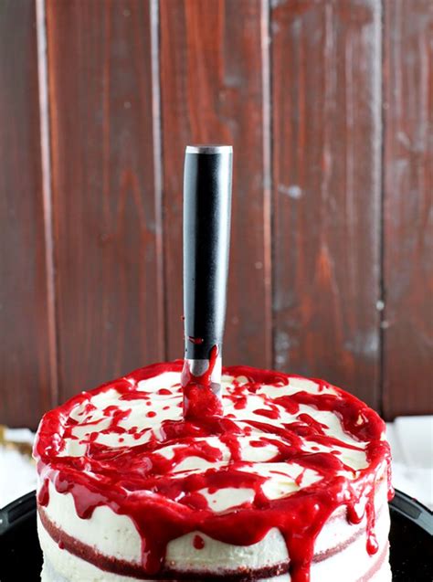 Gruseliger Red Velvet Cake K Chendeern Kuchen Ideen Velvet Cake Lebensmittel Essen