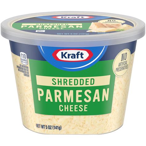 Kraft Shredded Parmesan Cheese 5 Oz Tub