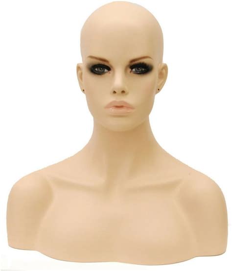 Buy Female Mannequin Head Bust Realistic Female Mannequin Head
