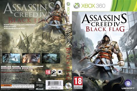 Capa Assassins Creed Iv Black Flag Xbox 360 ~ Downsgames