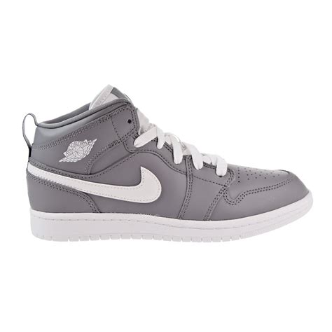 Nike Jordan 1 Mid Bp Boys Little Kids Shoes Cool Greywhitewhite