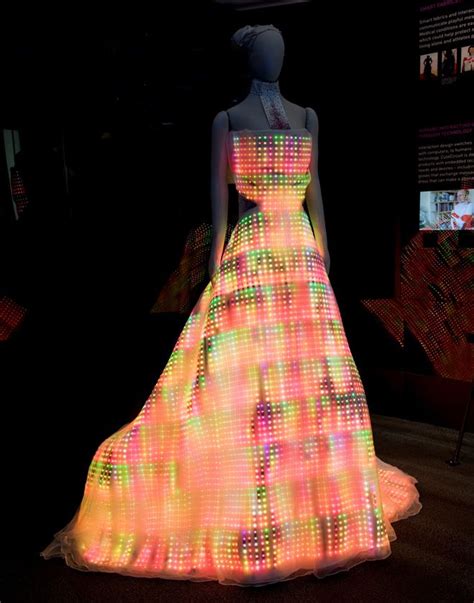 Designer Duo Create Dress With 24000 Leds Galaxy Dress Led Dress