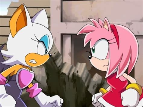 Amy Rose Vs Rouge Sonic X Sonic Fan Art Rouge The Bat Sonic Art