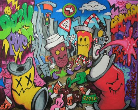 Street Art Graffiti Characters By Ross Hendrick Artfinder
