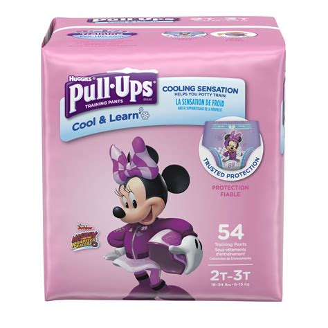 Pull Ups Cool And Learn Potty Training Pants For Girls 2t 3t 18 34 Lb