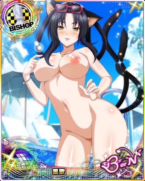 Rule 34 Breasts Card Medium High School Dxd Kuroka High School Dxd Large Breasts Nekomata