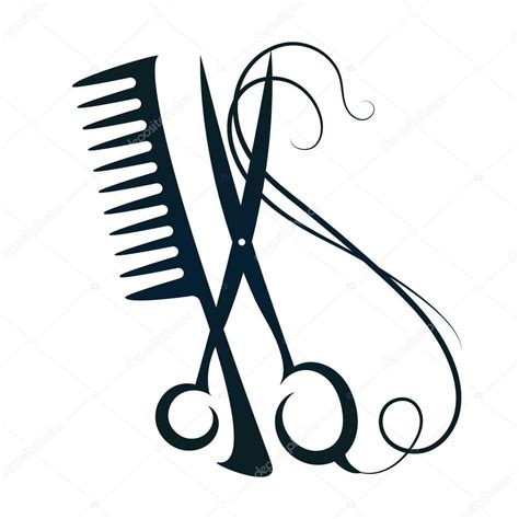 Scissors And Comb Hair — Stock Vector © John1279 143855983