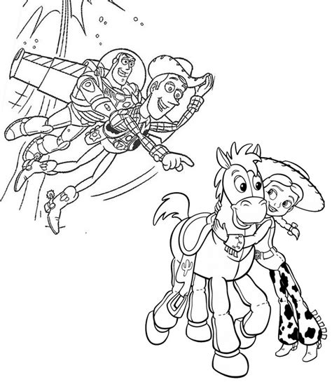 530x643 jessie toy story coloring pages 800x1050 woody and jessie from disney toystory printables Printable Toy Story Jessie Woody and Buzz Coloring Pages