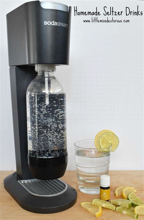 Homemade Seltzer Drinks Healthy Soda Soda Stream Recipes Seltzer Recipe