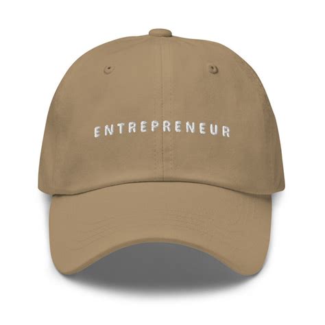 Entrepreneur Hat Profession Hat Embroidered Dad Cap Etsy