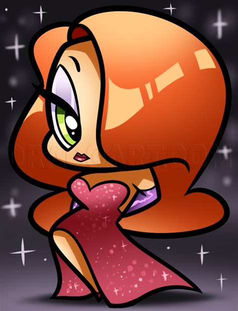 Chibi Jessica Rabbit Drawing Step By Step Drawing Guide By Dawn