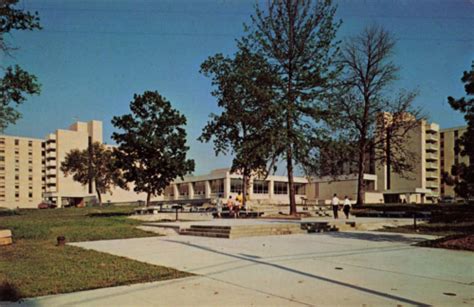 Postcard New Men And Womens Residence Halls Cafeteria University Of