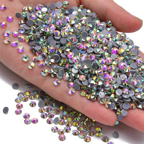 1440pcs hotfix quality crystal rhinestones flatback nail art pick color crystal ab 10ss