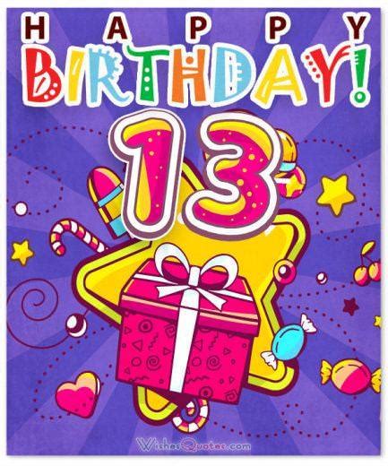 Happy 13th Birthday Wishes For 13 Year Old Boy Or Girl