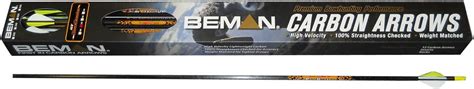 Beman Ics Size 340 Bowhunter Dozen Arrows With 2 Inch Vane