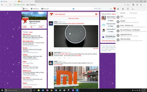 Screenshots Microsoft Edge Preview Techrepublic