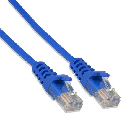 It allows cabling technicians to reliably predict how ethernet cable is terminated on both ends so they can follow other technicians' work without having to guess or spend time deciphering the function and connections of. 75Ft Cat5e Ethernet RJ45 Lan Wire Network Blue UTP 75 Feet ...