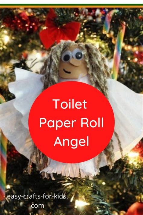 Toilet Paper Roll Angels Easy Crafts For Kids